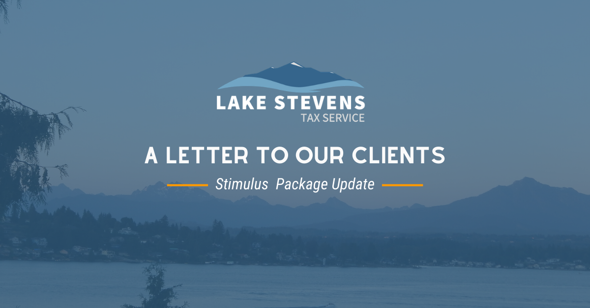 Stimulus Package And Recovery Rebates Lake Stevens Tax Service